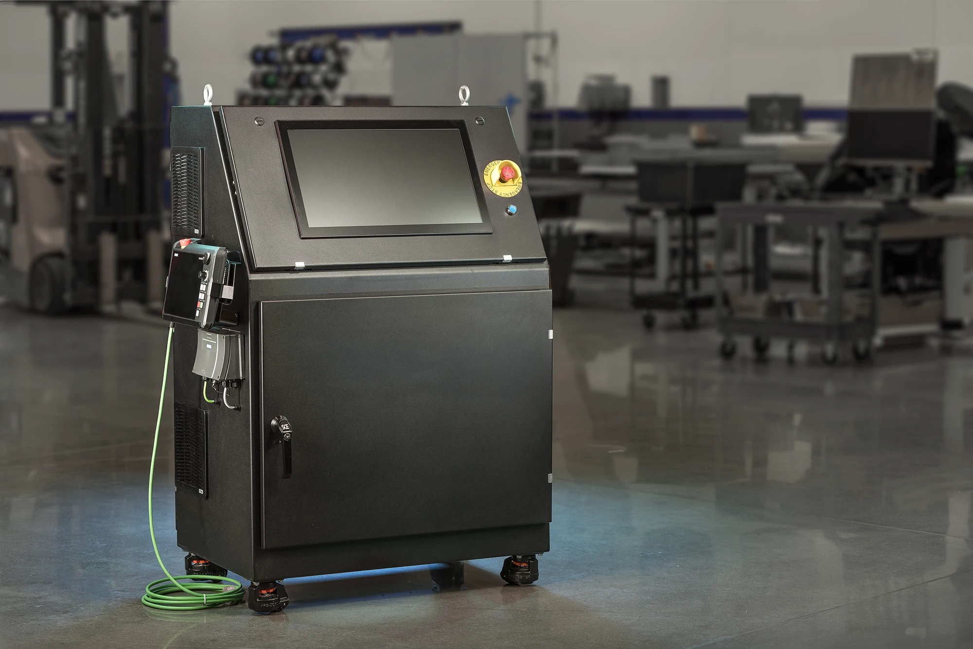 SINUMERIK Run MyRobot control cabinet built by Think-PLC