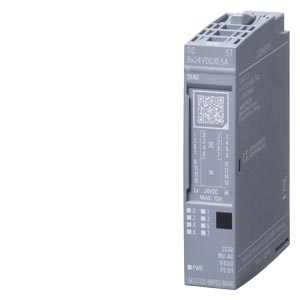 SIMATIC ET 200SP Digital Output Module, DQ 8x 24VDC/0.5A, ST, BU Type A0